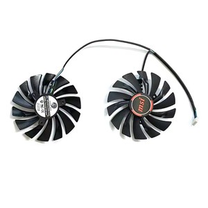พัดลม GPU 970 GTX 95มม. PLD10010S12HH 6PIN สำหรับ MSI <span class=keywords><strong>GTX970</strong></span> GeForce GTX 970พัดลมคู่สำหรับเล่นเกม - Product Image 3