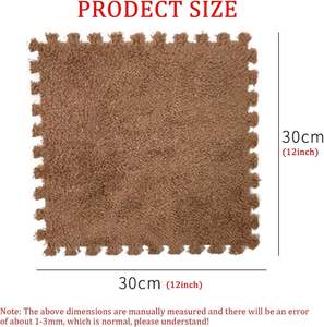 Venta de Fábrica: Alfombras de Espuma EVA Entrelazadas Personalizadas, Tapetes de Rompecabezas, Alfombra Peluda Lavable para Bebés, Alfombra de Juego, Alfombra de Peluche - Product Image 5