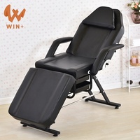 Fauteuil de massage multifonctionnel chinois réglable, mobilier de salon, lit de massage facial, lit de beauté spa avec rangement et fonction massage