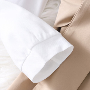 <span class=keywords><strong>Robe</strong></span> de Fille Élégante Style Coréen à Col et Blocs de Couleurs, Manches Courtes, Kaki, pour Anniversaire, Grande Fille de 12 Ans - Product Image 4