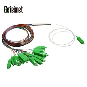 1x4裸光纤PLC分路器G657A单模带状电缆PLC分路器1*4无连接器1x4迷你plc分路器