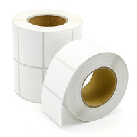 Etiqueta Adhesiva Personalizada de Fábrica Directa, Rollo de Etiquetas en Blanco para Impresión de Códigos de Barras y Sistema de Envío