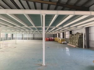 Industriële stalen constructie platform, zwaarbelastbaar meerlaags stellingenrek, gepoedercoat mezzaninevloer, magazijnopslag - Product Image 2