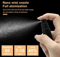 Mini vaporisateur d'échantillon de parfum de voyage en cuir portable de luxe de 5ml Emballage vide Diffuseur Aluminium Brume Capacité de 5ml