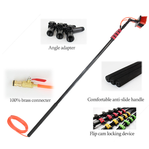 6/8/10M sợi carbon nước ăn Kính thiên văn cực cửa sổ làm sạch cực với bàn chải cửa sổ sạch hơn Bảng điều khiển năng lượng mặt trời làm sạch bàn chải - Product Image 6