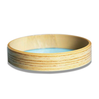Tiras de colores de grano de madera de PVC flexibles, bandas acrílicas de melamina ABS para puertas de armarios de cocina y accesorios para muebles