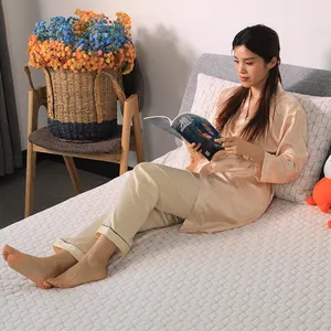 Protège-matelas pour la maison Protège-matelas imperméable en jacquard de cuivre Couvre-matelas imperméable et respirant hypoallergénique