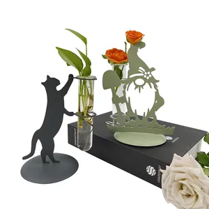 Vas Bunga dekoratif murah, vas tabung bunga kreatif kualitas bagus, wadah vas bunga berdiri