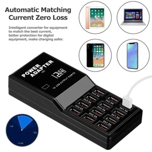 Adaptateur secteur 12 ports USB 60W, chargeur multiple pour appareils - Product Image 4
