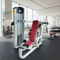 ST-4053 Appareil de musculation en acier à assise pour press à la poitrine et aux épaules, à charges par broches et plaques, pour la musculation et l'exercice des jambes