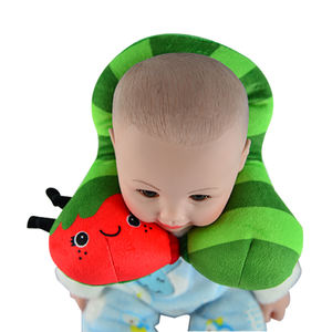 Almohada de viaje para bebé con animales bonitos de alta calidad, reposacabezas de espuma viscoelástica y soporte para el cuello para asiento de coche - Product Image 5