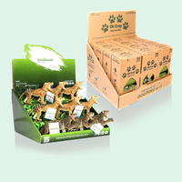 Holidaypac Présentoir de supermarché de haute qualité Comptoir de vente au détail Présentoir en carton Pdq Boîte d'affichage de nourriture pour chien et chat