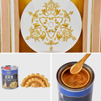 Chine Fabricant Peinture Or Métallique Meubles Portes En Bois Déco Feuille D'or Peinture