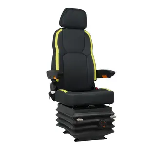 Heavy Duty Bus Driver Truck Seat With Mechanical Suspension