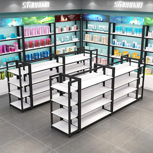 מסחרי סופרמרקט עץ סופרמרקט חנות מכולת גונדולה תצוגה מתלה אירו בגודל מותאם אישית עבור חנויות נוחות - Product Image 2