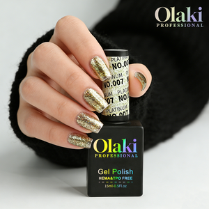 <span class=keywords><strong>Esmalte</strong></span> <span class=keywords><strong>de</strong></span> Gel Platino <span class=keywords><strong>de</strong></span> Lujo SIN HEMA ni TPO, Personalizable, Más Colores con Brillo Plateado - Product Image 1
