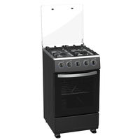 Kompor Gas Cair Multifungsi 4 Tungku Berdiri Sendiri Bahan Stainless Steel Kapasitas Besar Estufas De Gas Con Horno Kitchen Range