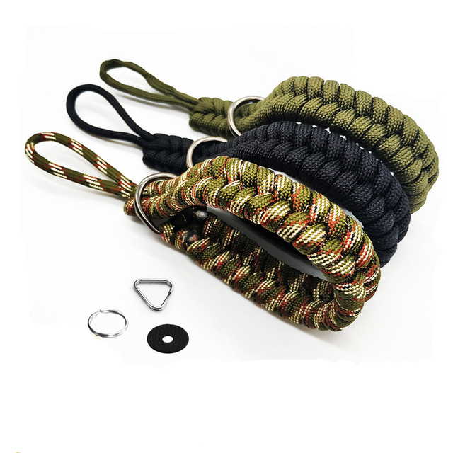 Hand-woven Bracelet Camera Strap 7-core Umbrella Rope Outdoor Anti-fall and Anti-lost Adjustable Multi-function Traction Rope
