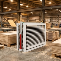 Mesin Pengering Kayu Plywood Hidrolik Hot Press dengan Kontrol PLC, Mesin & Gearbox Presisi Tinggi