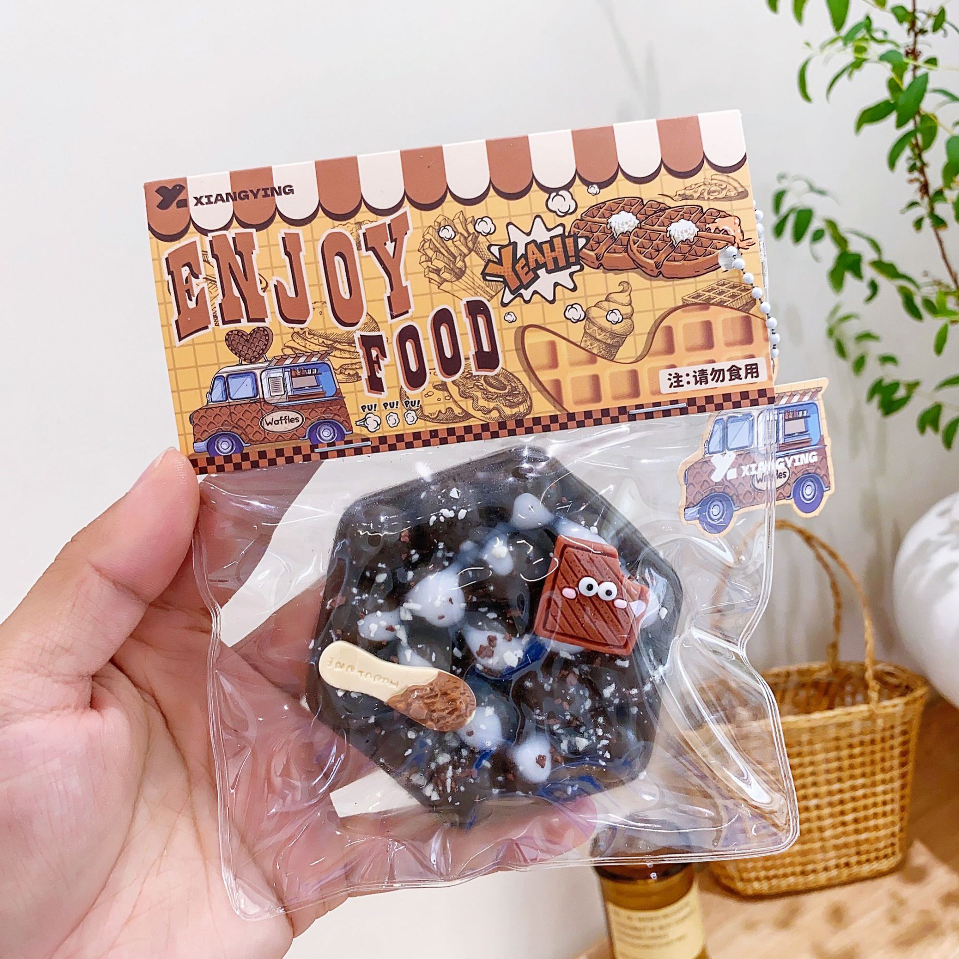 Gaufre aux oeufs au chocolat