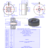 Carte de commande de moteur BLDC avec moteur sans balais 2804, contrôleur de vitesse à bouton unique ESC, entraînement direct sans capteur K101