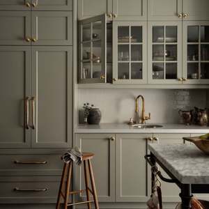 Gabinetes de Cocina Modernos y Profesionales Estilo Shaker, de Alta Calidad, HDF, MDF, Laminado de Mármol, Grifo, Bisagras, Cajones, Cestas - Product Image 2