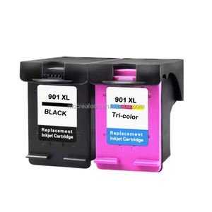 <span class=keywords><strong>901XL</strong></span> 901 XL Cartouche d'encre à jet d'encre couleur remanufacturée de qualité supérieure pour imprimante <span class=keywords><strong>HP</strong></span> Officejet J4580 J4680 - Product Image 1