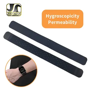 Watch Nylon Strap With Adhesive Waterproof Adjustable Sport Wristband With Elastic Hook And Loop Heart Rate Monitor Armband