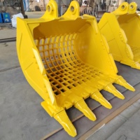 Skeleton Riddle Bucket 1-30T untuk Penyaringan Tanah dan Batu, Pembersihan Parit, Lanskap, Pasar AS, Garansi 1 Tahun, Asal Cina