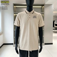 Chemises polo pour hommes à séchage rapide, vente en gros, personnalisables avec broderie, en coton, uniforme de travail pour employés, t-shirt polo pour hommes