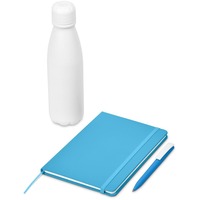 Ensemble cadeau de carnet A5 personnalisable avec logo d'entreprise, stylo, gobelet en acier inoxydable, ensemble cadeau en cuir PU