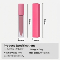 Gloss à lèvres personnalisé avec logo de marque privée, 56 couleurs, teinte à lèvres longue tenue, vente en gros, rouge à lèvres liquide, produits de beauté, gloss