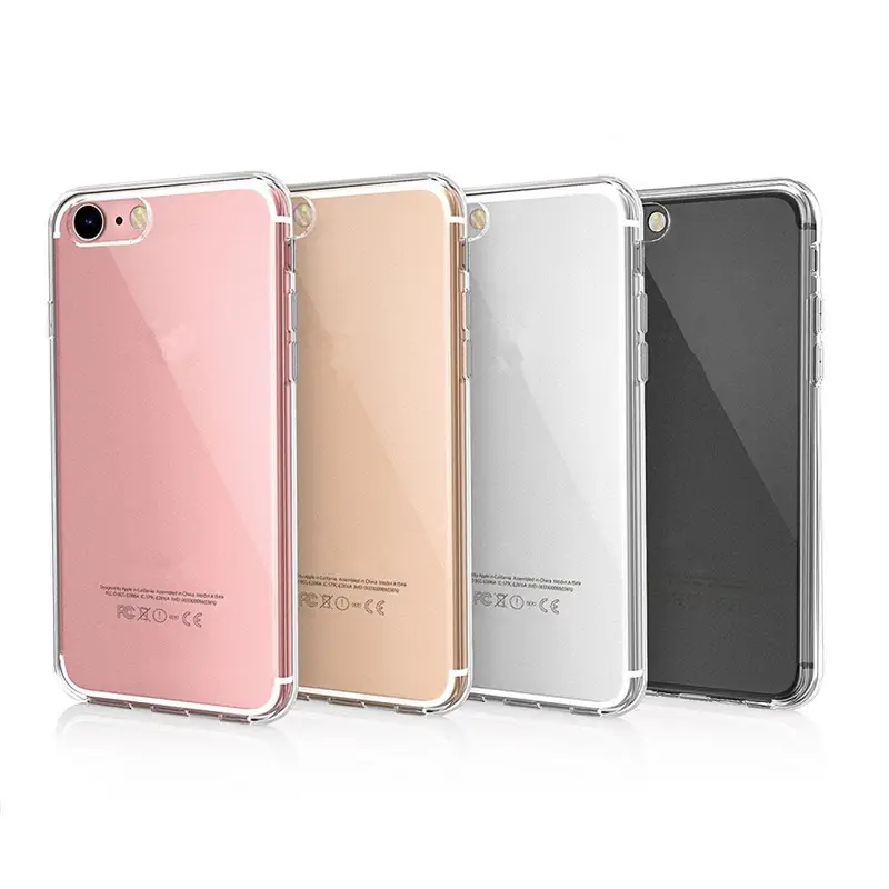 Soft TPU Back Cover Case Shockproof Clear Transparent Mobile Phone Case For iPhone 11 12 13