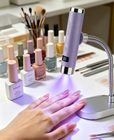 SNRQI 2026 Nouveautés Personnalisées Lampe à Ongles UV LED Mini Portable G1 avec Capteur AI pour Vernis Gel à Durcissement Rapide en 10s, Utilisation sans Fil 1 Heure