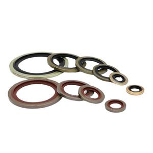 <span class=keywords><strong>Rondelle</strong></span> d'étanchéité combinée Tengri en acier zingué finition naturelle M8 métrique <span class=keywords><strong>pour</strong></span> moteur automobile, pompe, résistante aux solvants, joint collé - Product Image 3