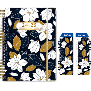 2024 espiral cuero Tapa dura A5 planificador de oficina cuaderno diarios Agenda diario logotipo personalizado Bloc de notas para profesores estudiantes - Product Image 4