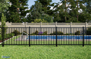 Postes de Aluminio para Piscina, Baratos, para Privacidad en Exteriores, Valla Metálica para Piscina, Decoración Vertical Cuadrada para Jardín, Escuela, Hotel - Product Image 4