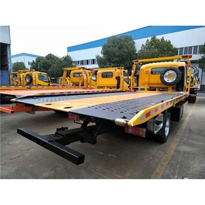 Camion de remorquage diesel HOWO 4/5 tonnes pour assistance routière, véhicule de récupération une camionnette deux voitures pour le sauvetage urbain - Product Image 5
