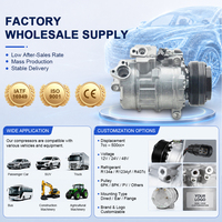 Nouveau compresseur de climatisation de voiture de remplacement de la marque ZH pour X5/I3/530Li/F15/F18 12V Garantie de 12 mois OE 6452934380601