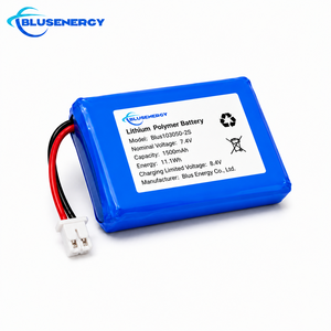แบตเตอรี่ลิเธียมโพลิเมอร์ Blusenergy 7.4V 1500mAh 2S พร้อมขั้วต่อ JST สำหรับอุปกรณ์อิเล็กทรอนิกส์สำหรับผู้บริโภค - Product Image 2
