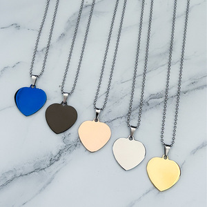 <span class=keywords><strong>Collana</strong></span> in acciaio inossidabile di fabbrica in bianco e materiale senza parole Laser UV colore stampa materiale regalo di festa <span class=keywords><strong>incisione</strong></span> - Product Image 3