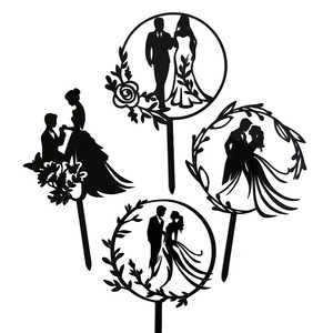 Mr Mrs Cake Topper Novia y novio Signo para bodas Compromiso Cake Topper Decoraciones - Product Image 1