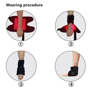 2025 thérapie par lumière rouge de qualité médicale 10W cheville chaude infrarouge 660nm/850nm LED thérapie photodynamique ceinture de soulagement de la douleur - Product Image 4