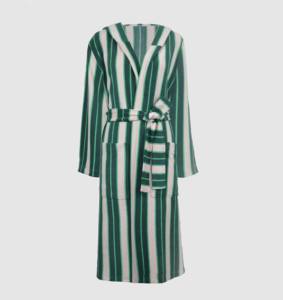 Hot Sale Design Custom Luxury <strong>Cotton</strong> Striped <strong>Bathrobe</strong> - Product Image 4