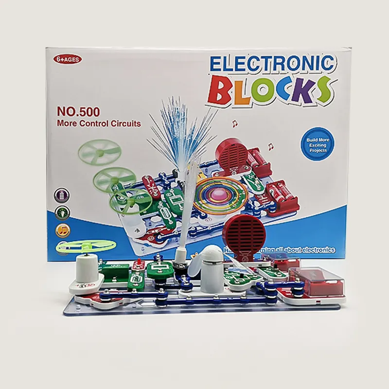 Kids Electronics Discovery Kit Schaltungen Experimente Kit, Erziehungs wissenschaft liche Kits ,Smart Electronics Block KitToy