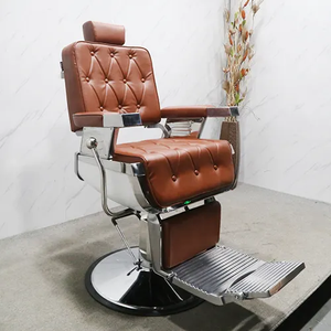 Silla de barbero reclinable con control de mango antiguo, sillas de espera de barbería reclinables estándar de <span class=keywords><strong>Europa</strong></span> - Product Image 3