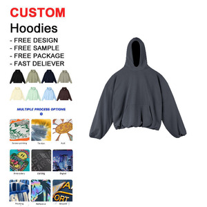 Sudaderas con capucha para hombre, personalizadas al por mayor con logotipo, 100% algodón, doble capa, 460 gramos, estilo urbano, oversize, <span class=keywords><strong>vintage</strong></span>, moda urbana. - Product Image 1