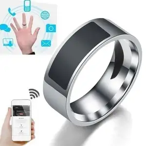 Custom Fashion NFC Smart Payment Ring For Mobile Phone RFID Smart Ring with Diamond