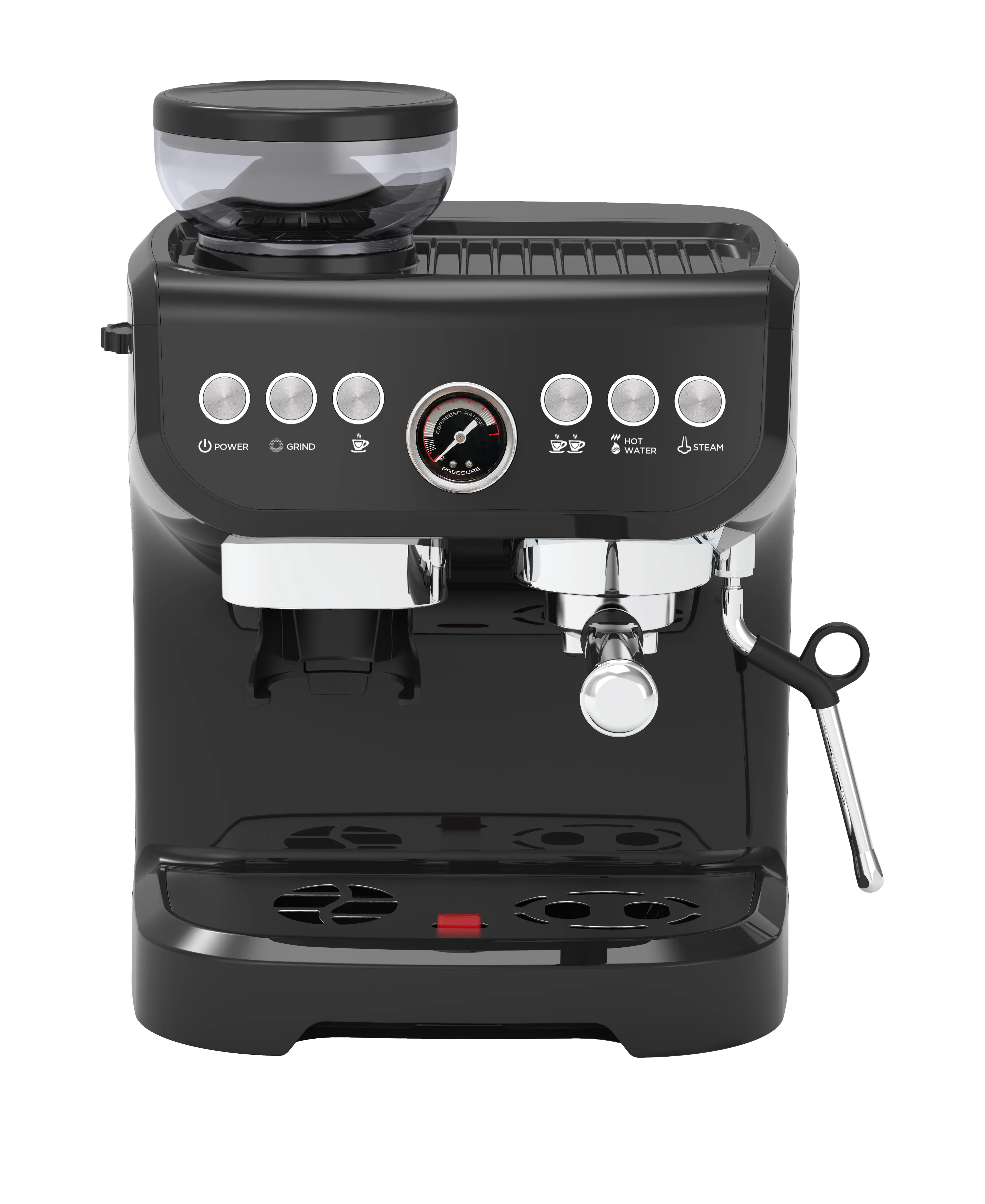 Máquina de café de leite espresso caseira, cafeteira eletrônica de leite espresso 3 em 1