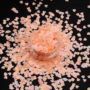 Paillettes holographiques en forme de cœur irisées pour nail art, résine époxy, slime, décoration artisanale DIY, remplissage de confettis - Product Image 4